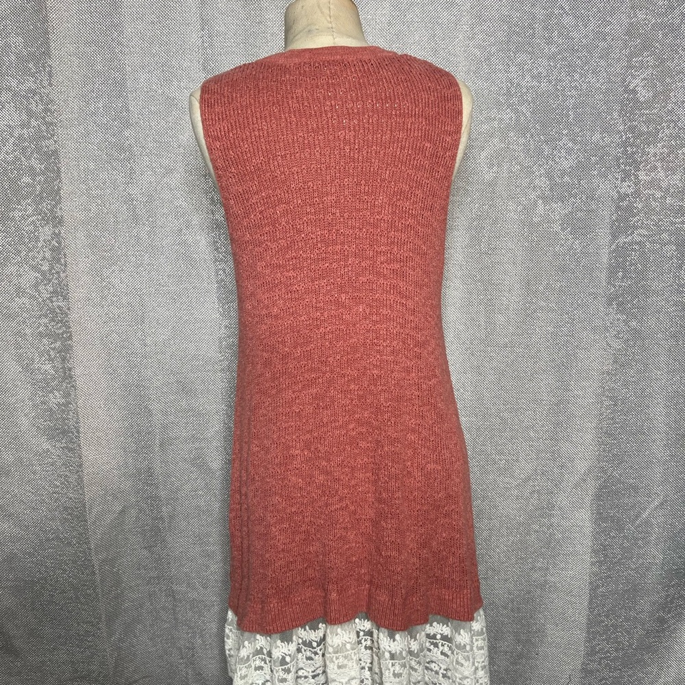 Xhilaration Coral Knit Top - Picture 2 of 7